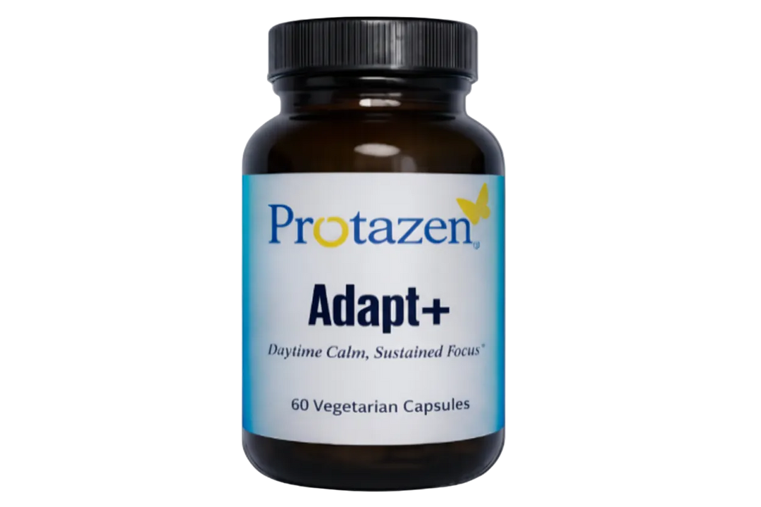 Protazen Adapt+ supplement bottle on a white background